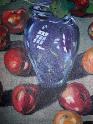 Purple Vase And Apples